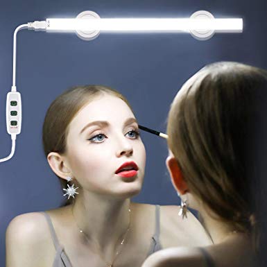 LED Vanity Mirror Light, Jayol Dimmable Makeup Light with 1.8m USB Cable, Super Bright LED Mirror Light, 360 Degree Rotation Vanity Light Kits, Cosmetic Lamp for Bathroom Dressing Room Vanity Table