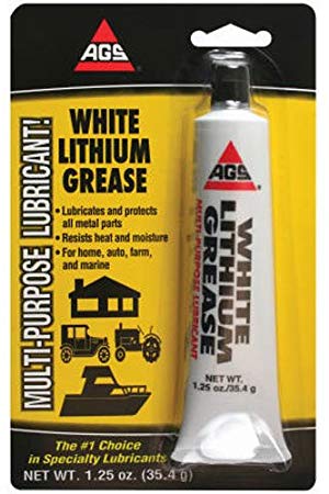 AGS WL-1H WHT Lithium Grease, 1.25 oz.