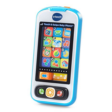 VTech Touch and Swipe Baby Phone - Blue - Online Exclusive