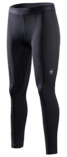 RION Active Men's Workout Compression Cool Dry Baselayer Tights