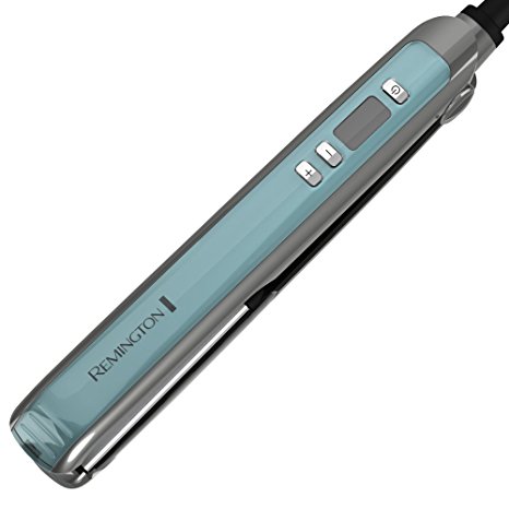 Remington S9950 Shine Therapy Moisturizing and Conditioning Digital Ceramic Hair Straightener, 1"