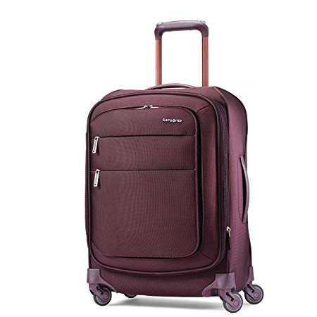 Samsonite Flexis Expandable Softside Carry On Luggage with Spinner Wheels, 20 Inch, Cordovan