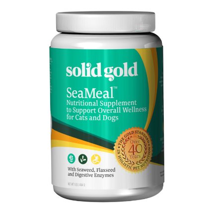 Solid Gold SeaMeal Kelp-Based Overall Wellness & Nutritional Supplement Powder for Dogs & Cats, All Ages, All Sizes