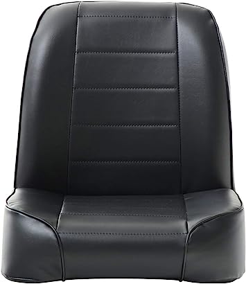 Smittybilt Low-Back Bucket Front Seat (Black) - 44801