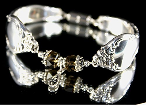 Specially Styled Vintage 1960 Affection Pattern Silver Plate Spoon Bracelet. Great For Valentine's Day For That Special Someone!