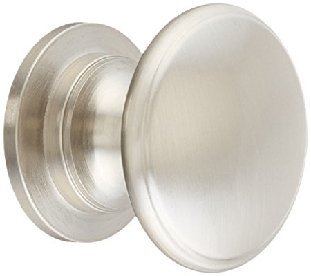 Amerock BP53012-G10 Satin Nickel Traditional Ring Cabinet Hardware Knob, 1-1/4 Inch Diameter, 25 Pack