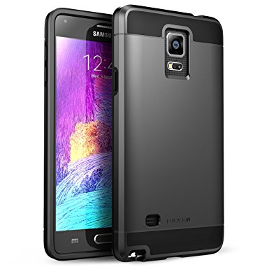 Galaxy Note 4 Case, i-Blason Unity Series 2 Layer [Ultra Slim] Armored Hybrid Cover [For Samsung Galaxy Note 4 SM-N910S / SM-N910C] with Inner Soft Case and Hard Outter Shell for Samsung Galaxy Note 4 (Black)