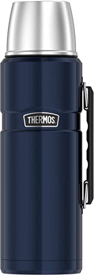 Thermos SK2020MDB4 Stainless King Beverage Bottle, 68 Ounce, Matte Blue