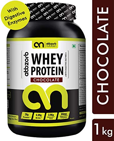 Abbzorb Nutrition Whey Protein; (Chocolate Flavour) (1 Kg Jar)