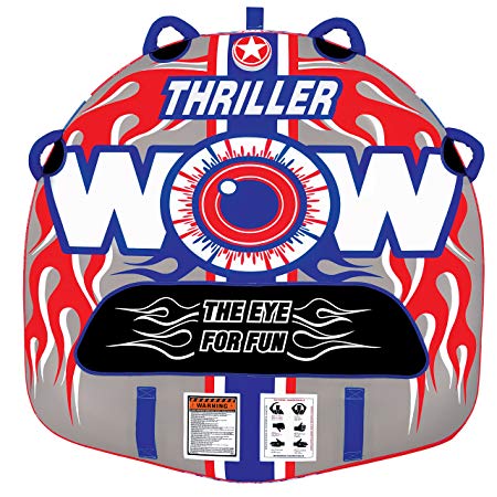 WoW Watersports, Thriller Deck Tube, Towable, Wild Wake Action
