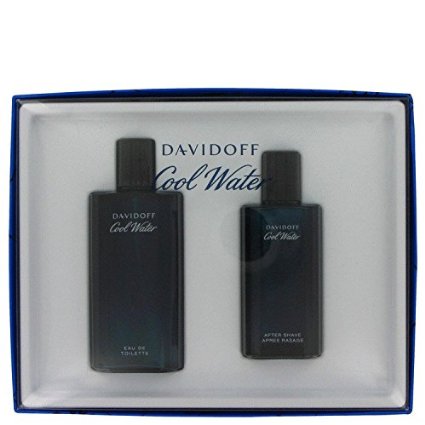 COOL WATER by Davidoff Gift Set -- 4.2 oz Eau De Toilette Spray   2.5 oz After Shave Splash