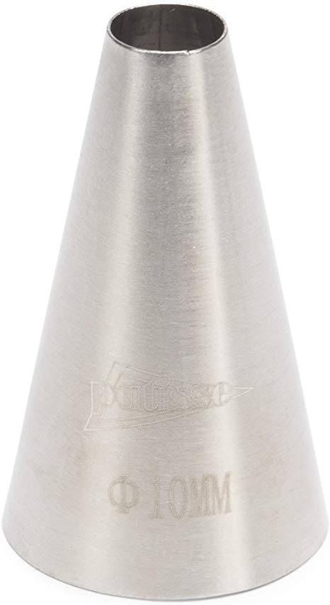 Patisse Decorating Tip Round Pattern Stainless Steel 1/2" or 12 mm Product Out 01785