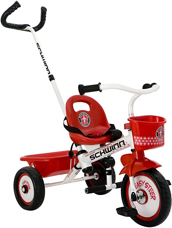 Schwinn Easy Steer Tricycle, Red/White