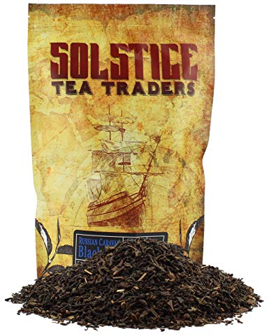 Russian Caravan Loose Leaf Tea (8 ounce Bulk Bag); Specialty Hand-Blended Tea from Oolong, Assam, and Lapsang Souchong; Makes 90  Cups of Tea