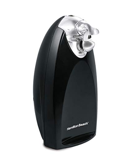 Hamilton Beach 76380Z Classic Chrome Heavyweight Can Opener, Black