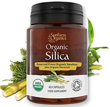 Organic Silica from Organic Bamboo and Organic Horsetail - Whole Food Supplement - Certified Organic by Soil Association