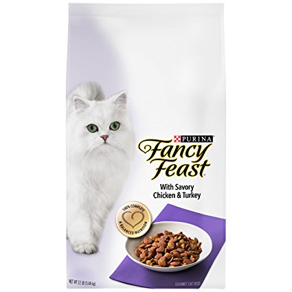 Purina Fancy Feast Gourmet Dry Cat Food With Savory Chicken & Turkey