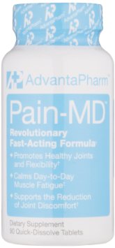 PAIN-MD, Top Pain Relief Supplement, Fast Acting Natural Formula for Joint Pain Relief and Muscle Discomfort, More Flexibility with Anti-Inflammatory Benefits, 90 Capsules