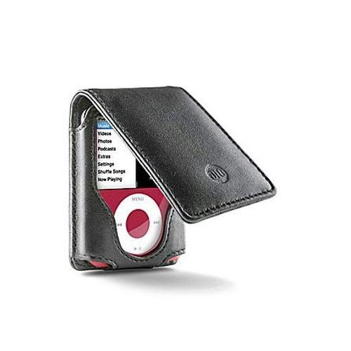 DLO Leather Folio Case with Belt Clip for iPod Nano 3rd Generation (3G)
