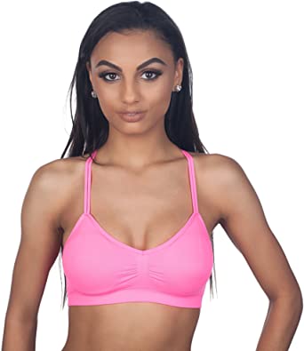 Anemone Women's Sexy Strappy Cutout Padded Bustier Bralette