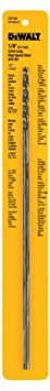 DEWALT DW1606 1/4-Inch by 12-Inch Extra Long Black Oxide Drill Bit