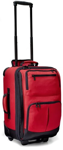 Rick Steves 21 Inch Wheeled Bag, Red, One Size