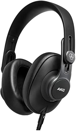 AKG K361 Over Ear Closed Back Foldable Studio Headphones,One size Fits All,Black