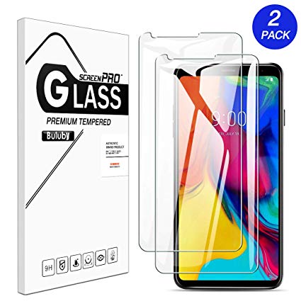 [2 Pack] LG stylo 5 Screen Protector Tempered Glass,Buluby Case Friendly Anti Scratch Bubble Free 9H Hardness HD Clear Protective Film for LG Stylus 5