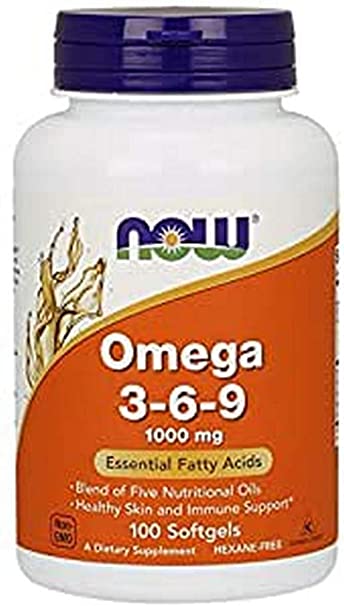 NOW Foods Omega 3-6-9, 1000 Mg 100 Unidades 190 g