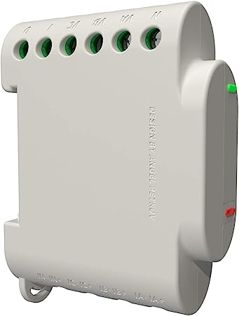 Shelly 3EM, WiFi 3-Phase Energy Meter, Contactor Control, Monitor and Control Consumption, Compact Size, Solar Panels Compatible, 3 Channel, Smart Home Automation