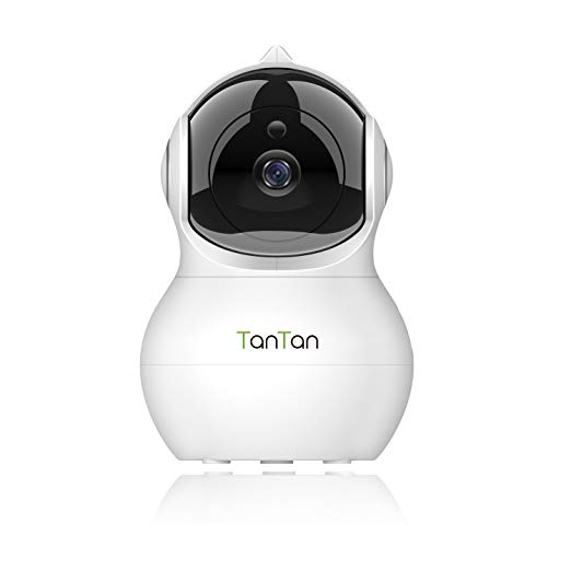 Smart Camera, TanTan 1080P HD Wireless Dome IP Camera with Motion Detection, Night Vision, 2-Way Audio, Motion Tracker, Remote Monitor for Home Security