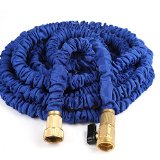 Crenova BE-03 100 Feet Super Strong Garden Hose Expandable Hose Compatible with 34 inch Spray Nozzle with Brass Connector - Double Latex Core - Extra Strength Fabric Spray Gun is Not Included