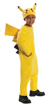 Pokemon Child's Deluxe Pikachu Costume - One Color - Large