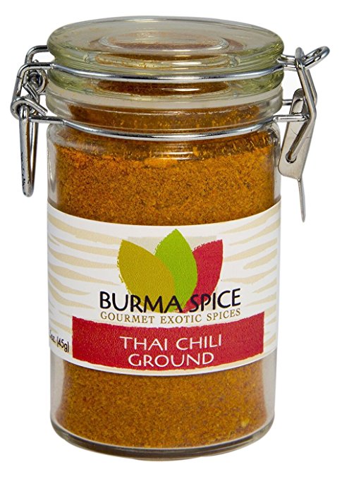 Ground Thai Chili in Glass Spice Preserve Bottle, 1.6oz