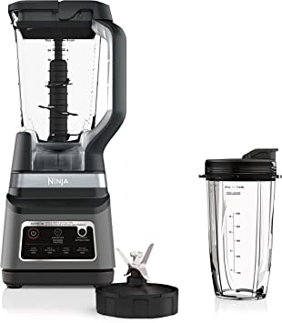 Ninja BN750C Professional Plus Blender DUO with Auto-iQ, 1400-Peak-Watt, Black/Silver (Canadian Version)