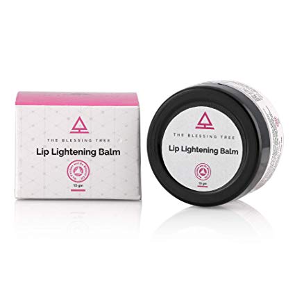 The Blessing Tree Lip Lightening Balm with Shea Butter, Strawberry and Sunflower Oil - 15gm