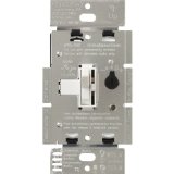 Lutron AYCL-153P-WH Ariadni CFLLEDIncandescent Single-Pole3-Way Dimmer White