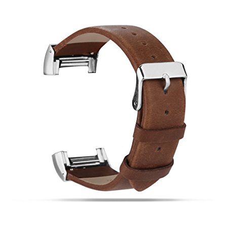 For Fitbit Charge 2 Bands, Genuine Leather Replacement Bands for Fitbit Charge 2