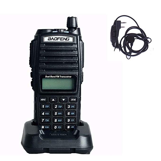 Baofeng UV-82 Walkie Talkie 136-174MHz 400-520Mhz UV82 Dual Band Amateur Ham Handheld Two Way Radio UV 82