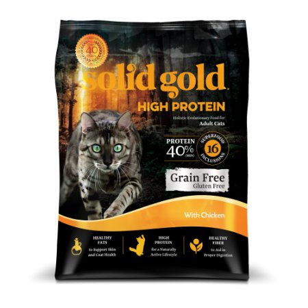 Solid Gold Holistic Grain Free Dry Cat Food, 6 Recipes