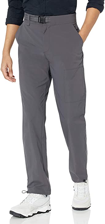 Amazon Essentials Mens Belted Moisture Wicking Hiking Pant