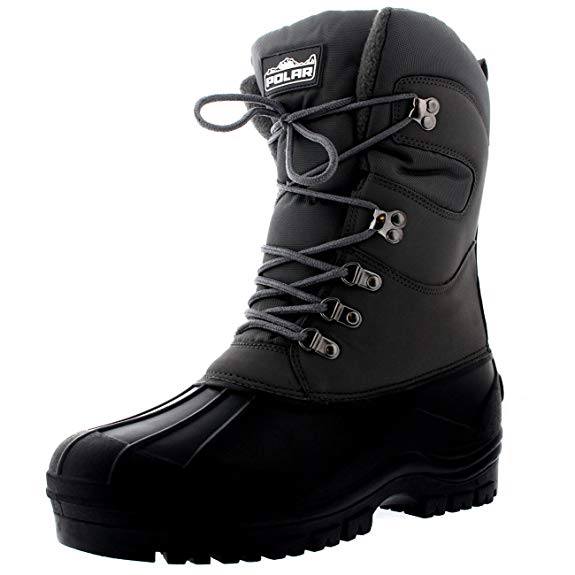 Polar Products Mens Snow Hiking Mucker Duck Grafters Waterproof Saftey Thermal Boots