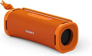 Sony ULT FIELD 1 Wireless Ultra Portable Bluetooth Compact Speaker, IP67 Waterproof, Dustproof, Shockproof and Rustproof with Enhanced Bass, 12 Hour Battery and Detachable Strap, Orange - New