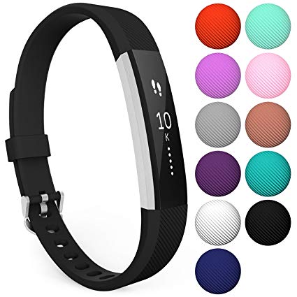 Fitbit Alta Strap and Alta HR Bands, Yousave Accessories Replacement Silicone Sport Watch Wristband for the Fitbit Alta and Alta HR - Available in 11 Colours