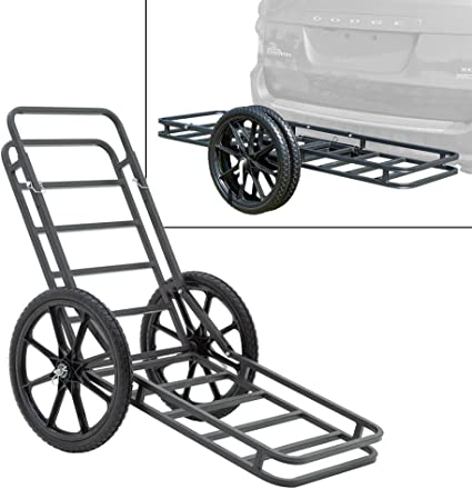 Elevate Outdoor Hitch-Mounted Cargo Carrier and Game Cart