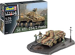 Revell REV-03288 Sd.Kfz. 234/2 Puma TOYS, 9,1 cm, 1/76