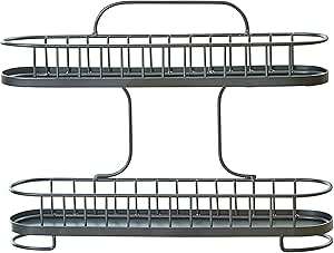 Spectrum Diversified Store A84010 Yumi 2-Tier Spice Rack, Black