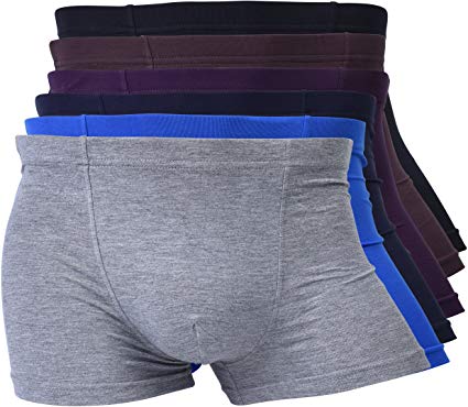 Men Briefs Modal Breathable Underwear Low Rise Trunks Short Leg Boxer Health to Wear