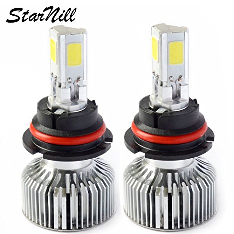 Starnill LED Headlight Conversion Kit - All Bulb Sizes - 80W 7200LM COB LED - Replaces Halogen & HID Bulbs (9004)