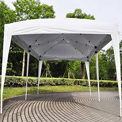 Giantex 10’x20’ Ez POP up Wedding Party Tent Folding Gazebo Beach Canopy W/carry Bag